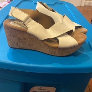 Clark white wedges
